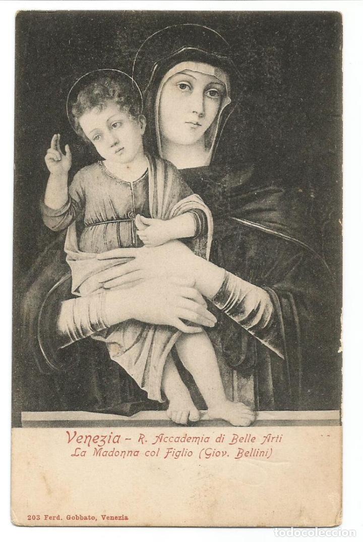Postales: VIRGEN Y EL NI&Ntilde;O JESUS - POSTAL ANTIGUA -