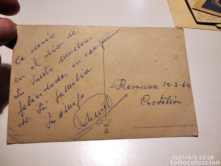 Postales: Postal religiosa dibujo - Foto 2