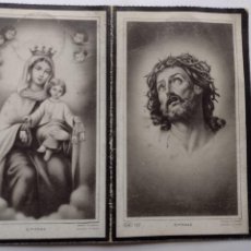 Postales: ESTAMPITA ENTIERRO 1962 - ORACIÓN A JESÚS CRUCIFICADO