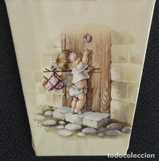 Postales: 0719M - CONSTANZA- ANTIGUA CAJITA TROQUELADA- SOUVENIR DE NACIMIENTO- 1967 - SERIE R.C.10 -14X8,5 CM