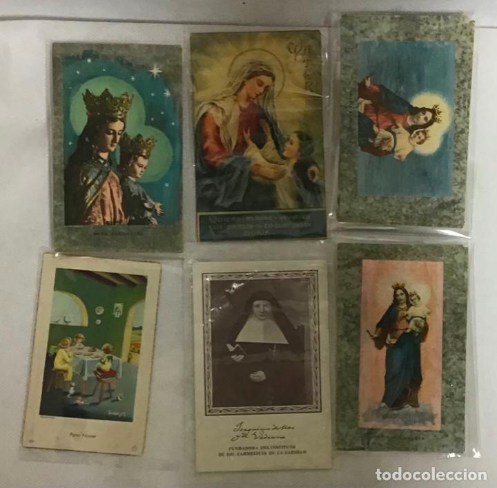 Postales: LOTE DE ESTAMPAS RELIGIOSAS - Foto 3