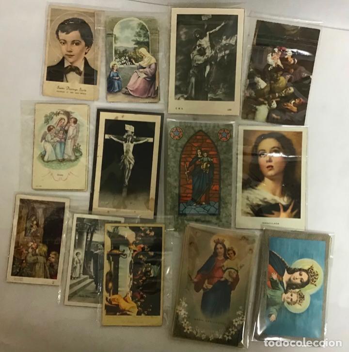 Postales: LOTE DE ESTAMPAS RELIGIOSAS - Foto 4