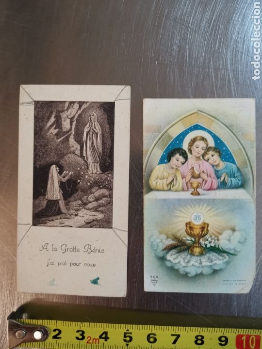 Postales: 5 estampitas peque&ntilde;as. - Foto 2