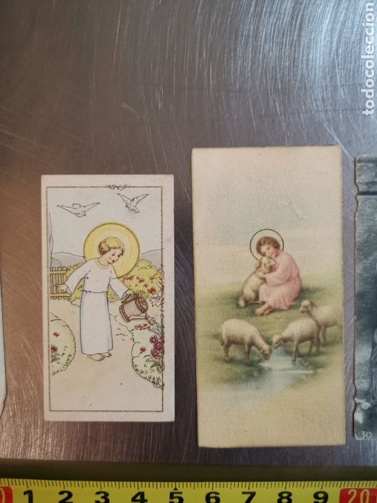 Postales: 5 estampitas peque&ntilde;as. - Foto 3