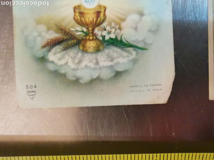 Postales: 5 estampitas peque&ntilde;as. - Foto 5