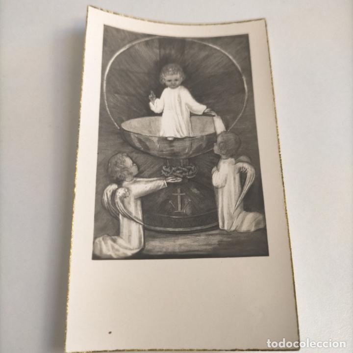 Postkarten: antigua felicitacion o recuerdo recordatorio de primera comunion belen o navidad