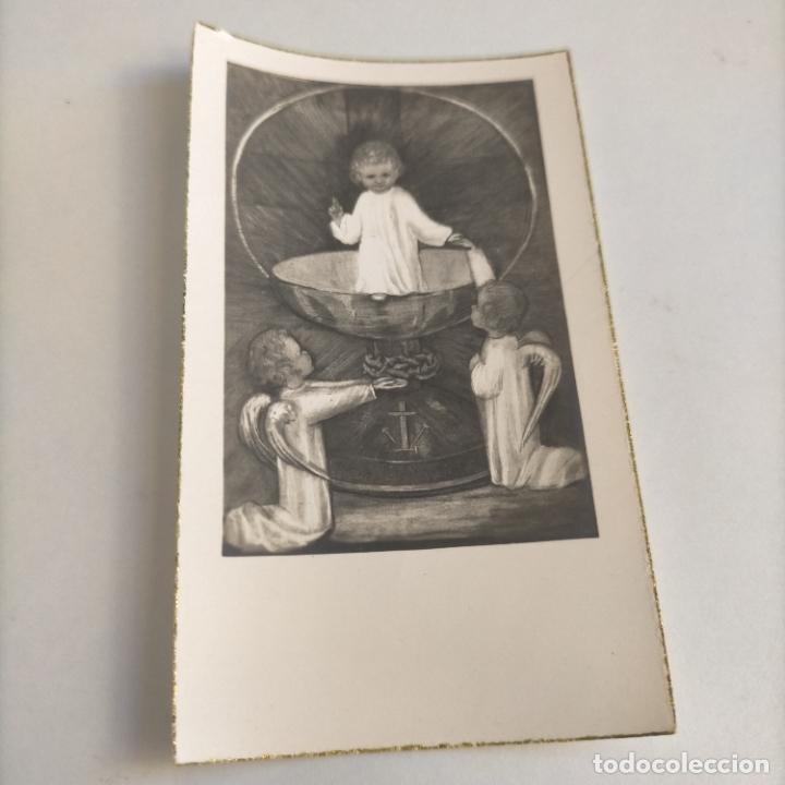 Postkarten: antigua felicitacion o recuerdo recordatorio de primera comunion belen o navidad ni&ntilde;o jesus
