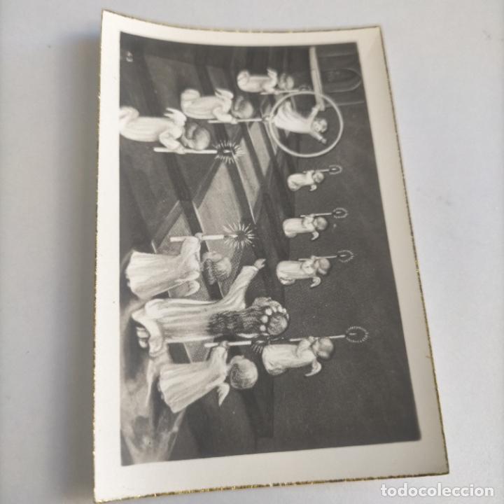 Postkarten: antigua felicitacion o recuerdo recordatorio de primera comunion belen o navidad ni&ntilde;o jesus