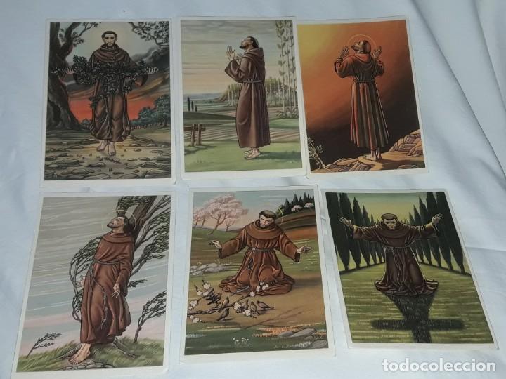 Postales: Lote de 6 antiguas postales de San Francisco de As&iacute;s