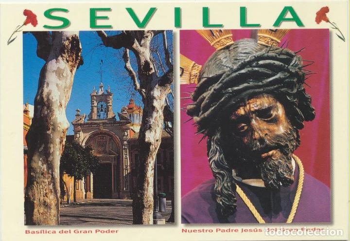 Postales: Sevilla. Nuestro Padre Jes&uacute;s del Gran Poder y Bas&iacute;lica. a&ntilde;o 1999. &iexcl;IMPECABLE! - Foto 1