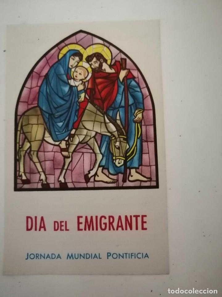 Cartoline: RECORDATORIO S&Uacute;PLICA A LA VIRGEN DE LOS EMIGRANTES -DIA DEL EMIGRANTE