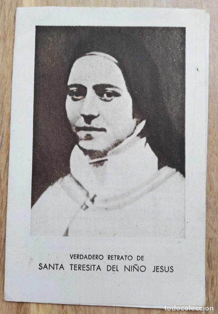Postales: SANTA TERESITA DEL NI&Ntilde;O JESUS - ESTAMPITA