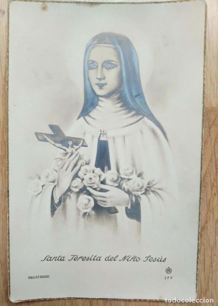 Postales: SANTA TERESITA DEL NI&Ntilde;O JESUS