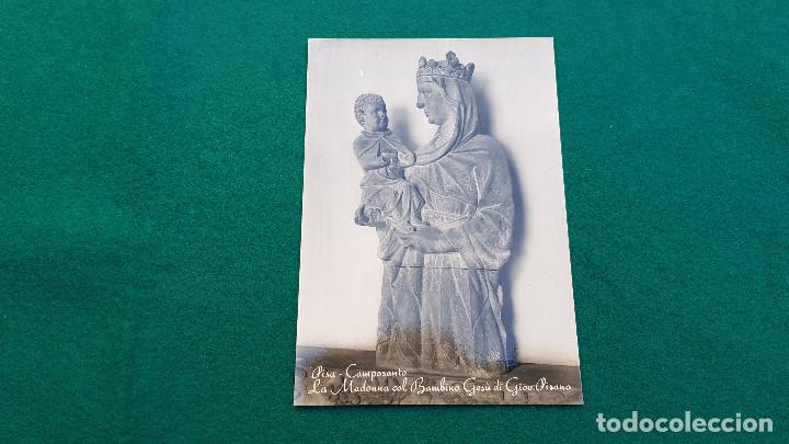 Postales: POSTAL LA MADONNA COL BAMBINO GESU DI GIOU PISANO - PISA - CAMPOSANTO