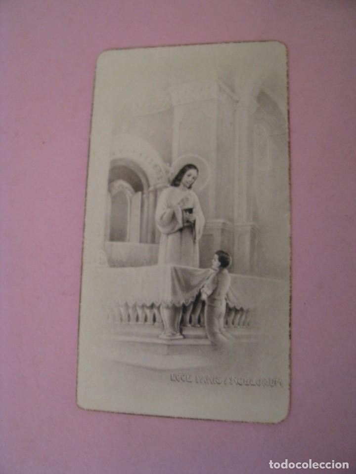Postais: RECORDATORIO DE LA PRIMERA COMUNI&Oacute;N. MALAGA 1938. 10,5X5 CM.
