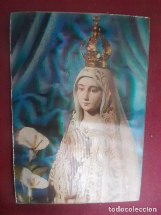Postales: Postal de la Virgen de F&aacute;tima en 3 dimensiones - Foto 1