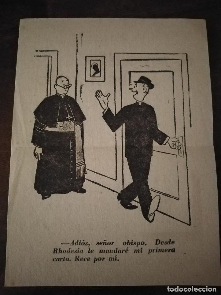 Cartes Postales: Curiosa octavilla por el d&iacute;a de las misiones. Misioneros.