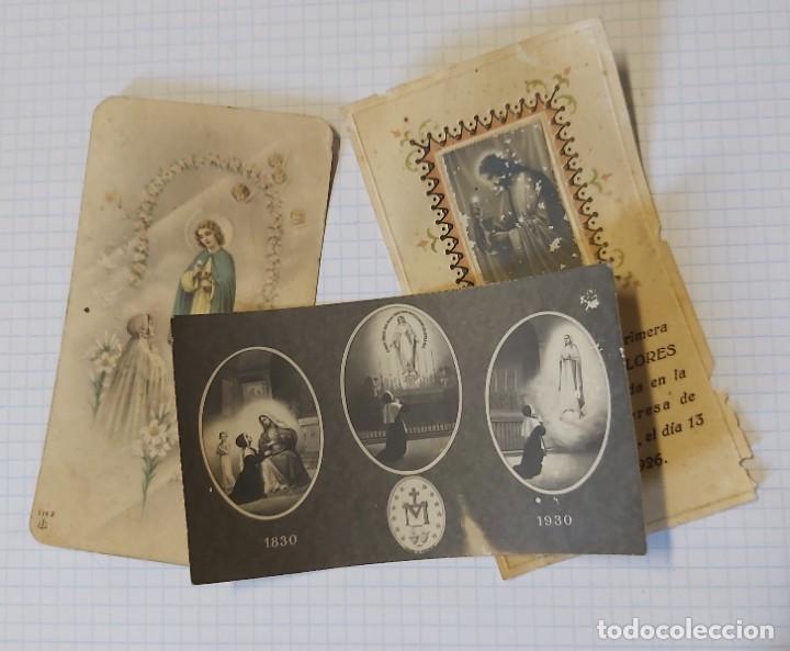Postais: Lote de 3 estampas religiosas