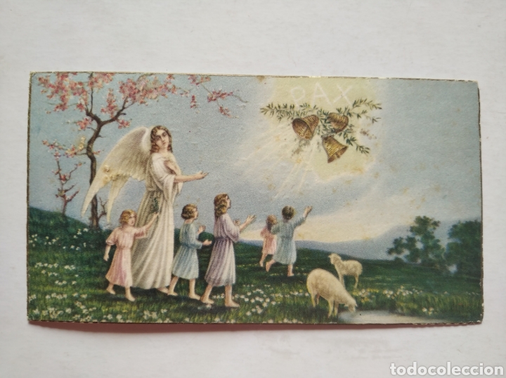 Postales: &Aacute;ngel de la guarda Recuerdo recordatorio comunion a&ntilde;o 1939