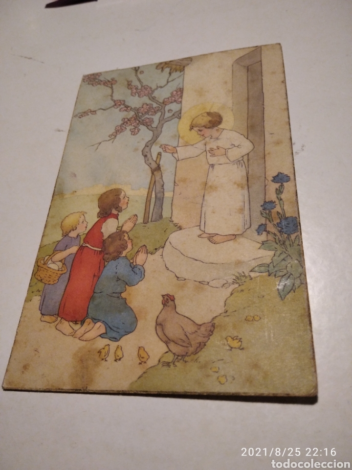 Postales: Postal antigua ni&ntilde;os, ni&ntilde;o Jes&uacute;s dibujos