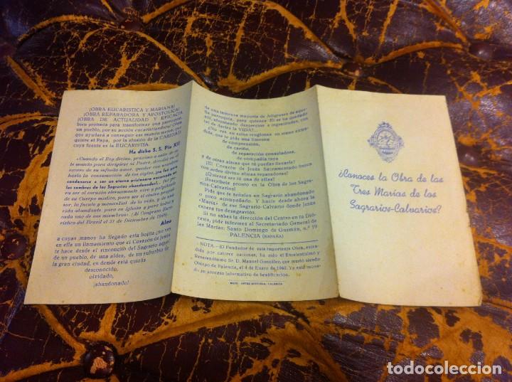 Cartoline: &iquest;CONOCES LA OBRA DE LAS TRES MAR&Iacute;AS DE LOS SAGRADOS CALVARIOS? 32 X 16,5CM