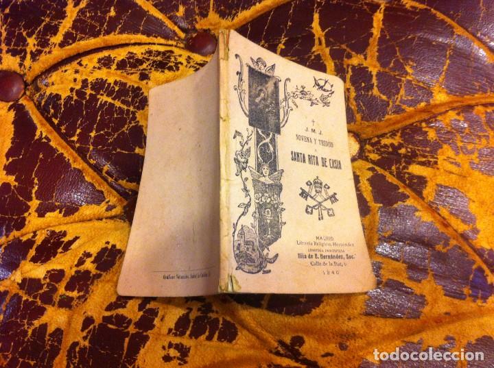 Postais: NOVENA Y TRIDUO A SANTA RITA DE CASIA. 1940