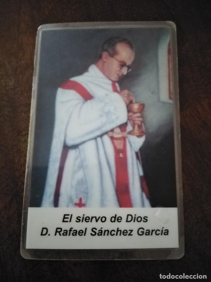 Cartes Postales: Recordatorio con reliquia de Don Rafael S&aacute;nchez Garc&iacute;a.