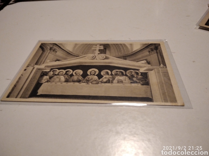 Postales: Postal antigua Chiesa Russo Cattolica San Antonio Abad &uacute;ltima Cena