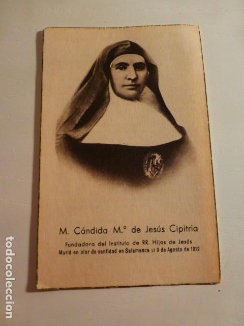 Postais: MADRE CANDIDA MARIA DE JESUS CIPITRIA ANTIGUA ESTAMPA