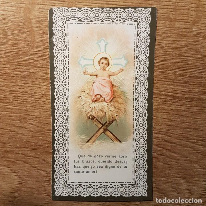 Postales: ANTIGUA ESTAMPA NI&Ntilde;O JES&Uacute;S