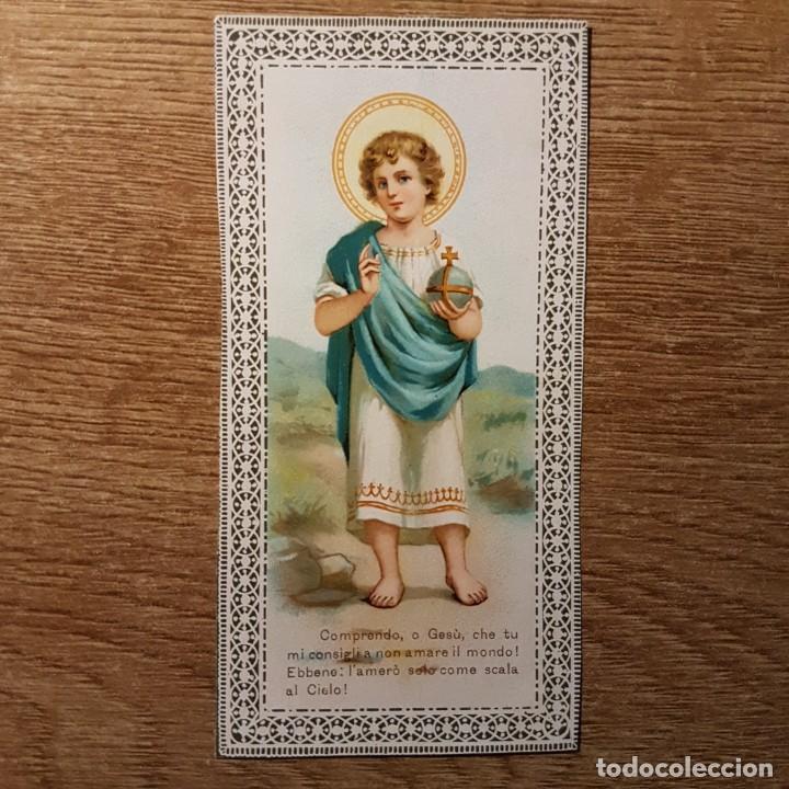 Postales: ANTIGUA ESTAMPA NI&Ntilde;O JES&Uacute;S