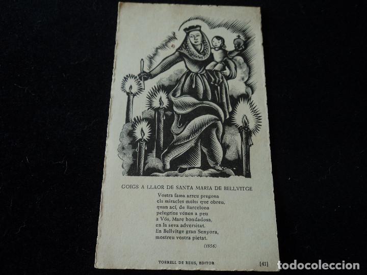 Cartes Postales: goigs a llaor de Santa Maria de Bellvitge, l' Hospitalet de Llobregat 8,5 x 15 cms