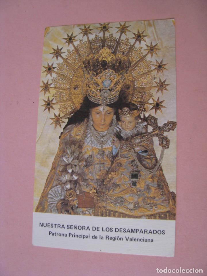 Postais: ESTAMPA RELIGIOSA. NUESTRA SE&Ntilde;ORA DE LOS DESAMPARADOS. PATRONA DE LA REGI&Oacute;N VALENCIANA. 12,5X7,5 CM.