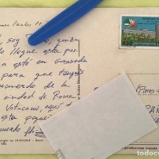 Postales: JUAN PABLO II VATICANO ROMA POSTAL CON SELLO DE LA ÉPOCA. Lote 290605693