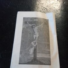 Postales: ANTIGUO TRIPTICO JESUS MIO MISERICORDIA DEVOCION A JESUS CRUCIFICADO DE 1952