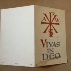 Postales: RECORDATORIO DEFUNCIÓN EN CARACTERES GÓTICOS DE 1966. PROBABLE IL. CASTRO