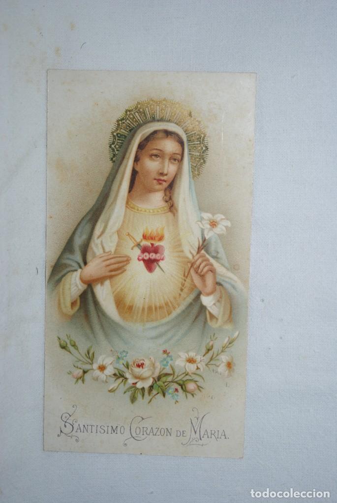 Postcards: ANTIGUA POSTAL , EL CORAZON DE MARIA .