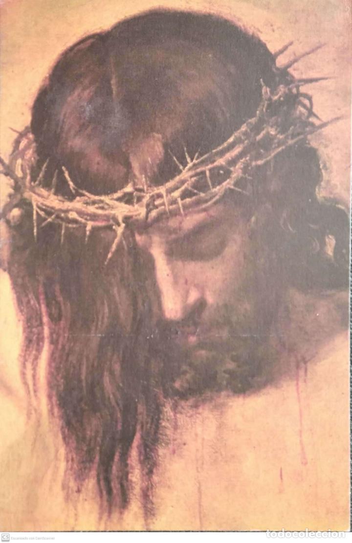 Cartes Postales: Recordatorio de Cristo con corona de espinas.