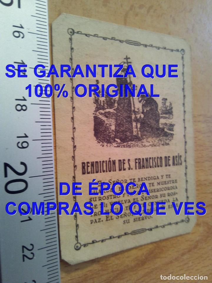 Postales: SAN FRANCISCO DE ASIS BENDICIONES ESTAMPA RECORDATORIO E62