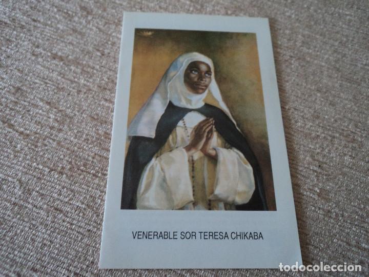 Postales: venerable sor teresa chikaba de santo domingo