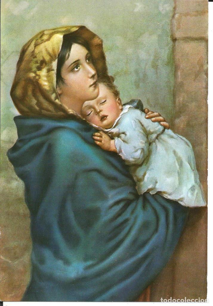 Postales: POSTAL MADONNA DE FERRUZZI (LA VIRGEN Y EL NI&Ntilde;O JES&Uacute;S) - RAKER 1965