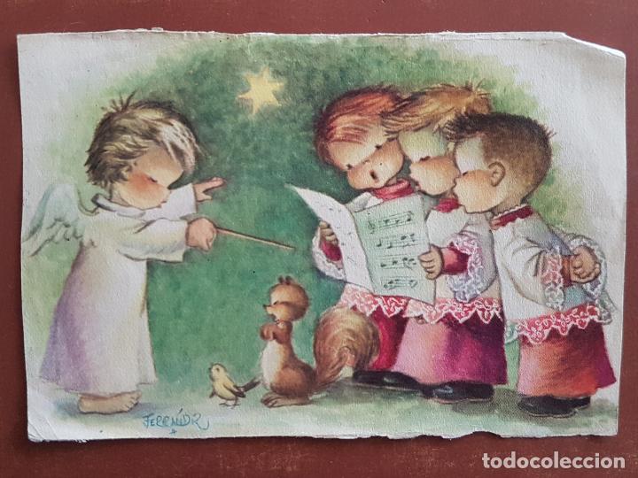Postales: FELICITACION NAVIDAD FERRANDI ILUSTRADOR 11,5 X 7,5 CTMS