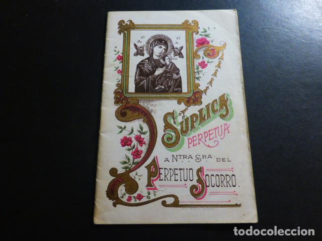 Postales: SUPLICA PERPETUA A NUESTRA SE&Ntilde;ORA DEL PERPETUO SOCORRO IMPRESO