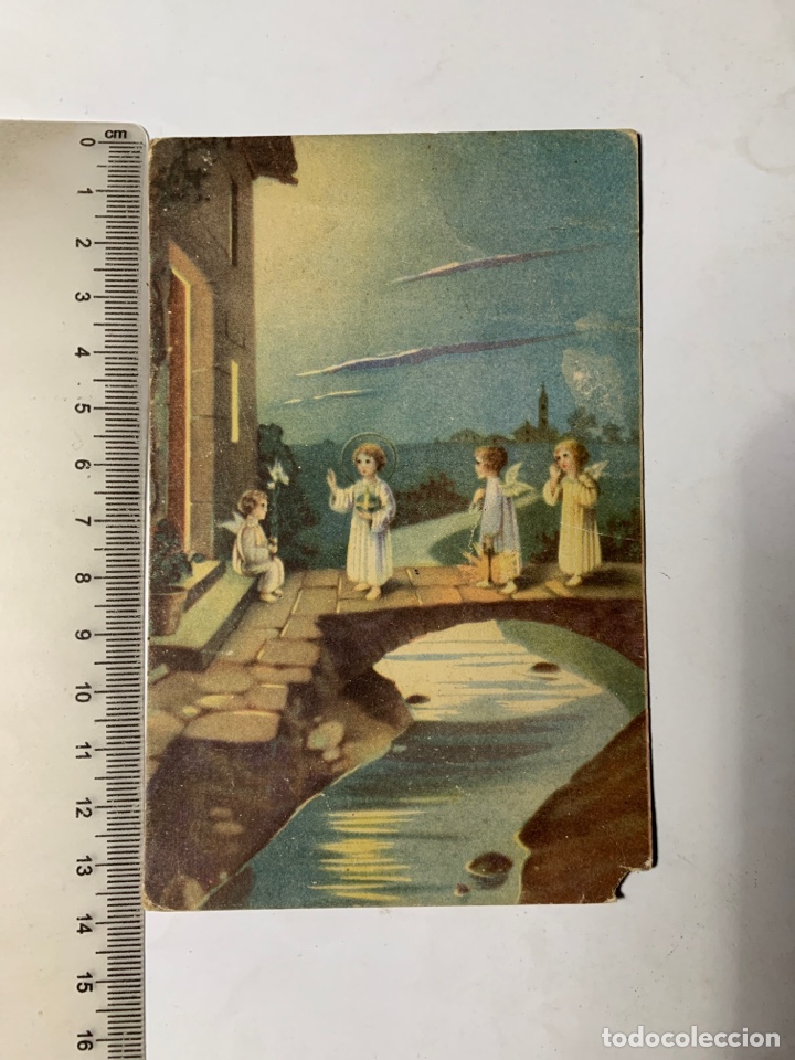 Postales: POSTAL. NI&Ntilde;O JES&Uacute;S ACOMPA&Ntilde;ADO DE &Aacute;NGELES. NB.