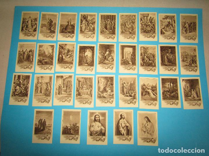 Postales: Colecci&oacute;n Casi Completa MES DEL SAGRADO CORAZ&Oacute;N del N&ordm; 1 al 33 de LA MILAGROSA