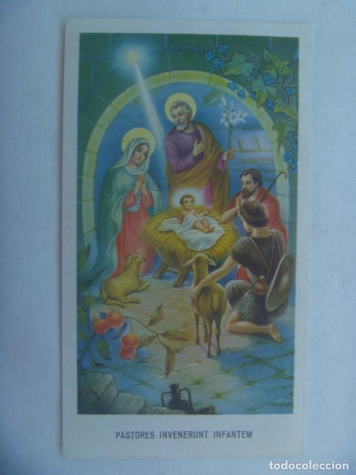 Postales: ANTIGUA ESTAMPA CON HIMNO AL NI&Ntilde;O JESUS . ITALIA , EN ITALIANO