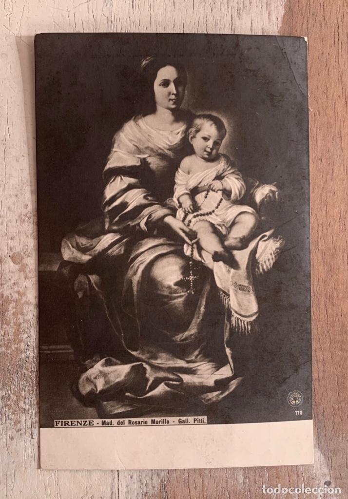 Postales: Postal reproducci&oacute;n de la Virgen del Rosario de Murillo. N.P.G. Sin circular ni escribir.