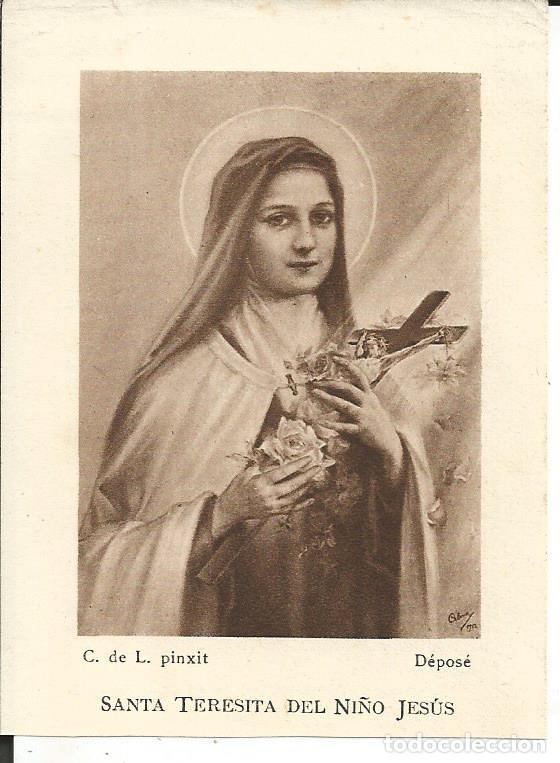 Postales: ESTAMPA SANTA TERESITA DEL NI&Ntilde;O JES&Uacute;S - A&Ntilde;O 1923