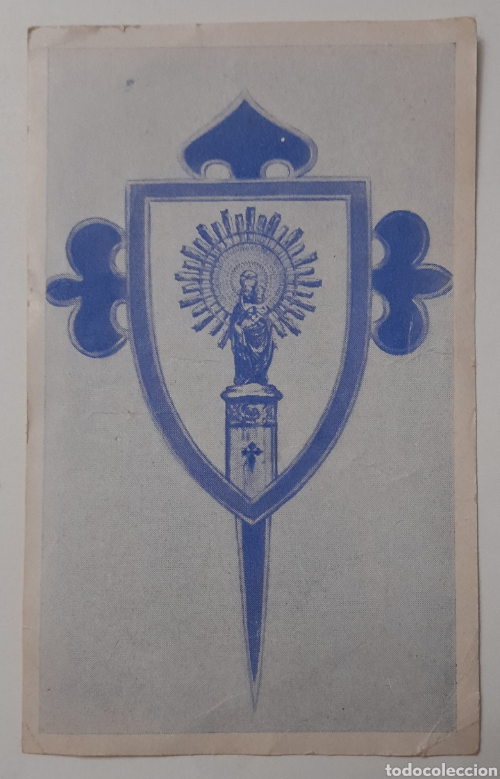 Postales: Estampa ORACION A LA VIRGEN DEL PILAR POR ESPA&Ntilde;A.