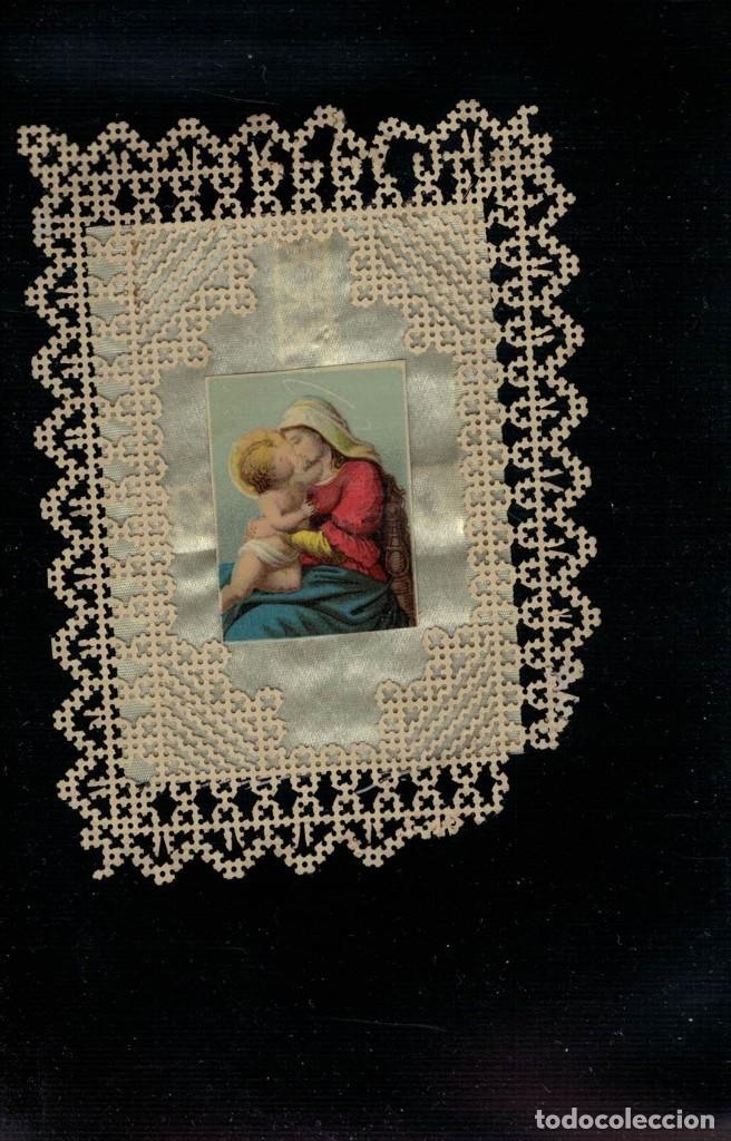 Postales: Estampa troquelada Virgen con el Ni&ntilde;o Jes&uacute;s